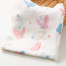 Butterfly Random Printed Muslin Swaddle Blanket For Baby By MM - 1 Pc