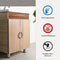 Sonoma Oak Light Plywood Vanity Washbasin Cabinet With Mirror ( MODEL - 2010 ) By TGK