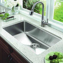 Nirali Eden Kitchen Sink in Stainless Steel 304 Grade + PVC Plumbing Connector - peelOrange.com