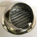 Vent Stainless Steel Cowl Cover Avoid Birds Entering For Bathroom/Office/Kitchen Ventilation/Exhaust Fan By Wadbros