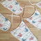 3-6 Months Multicolor Muslin Nappy Pack Of 5 Baby Cloth Diapers Langot Washable Reusable
