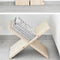 Cross Design X Shape Open Book Stand / Side Table By Miza