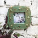 Antique Gold & Green Wooden Photo Frame By HMF