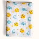 Moon Cat Random Printed Muslin Swaddle Blanket For Baby By MM - 1 Pc
