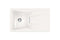 Nirali Clara WB 1 Quartz Single Bowl Kitchen Sink in Onyx Finish Without Drainboard - peelOrange.com