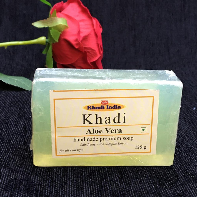 Khadi India ( Pack Of 3 ) Soft Fresh Premium Aloevera/Coconut Milk Honey Soap