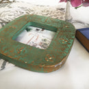 Antique Gold & Green Wooden Photo Frame By HMF