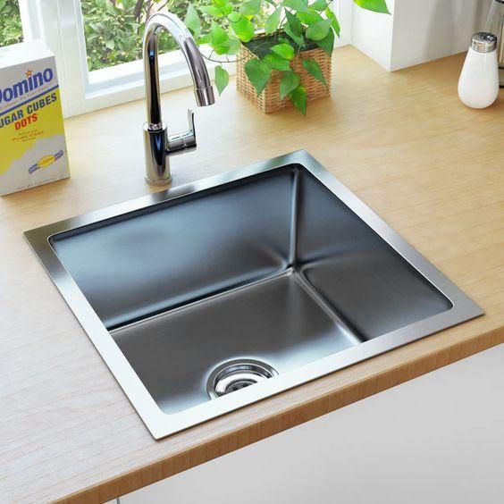 Nirali Omni Stainless Steel Single Bowl Kitchen Sink in 304 Grade +PVC Plumbing Connector - peelOrange.com