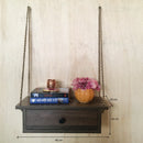 Handmade Drawer Style Hanging Book/ Pooja Display Shelves Wall Art By Miza