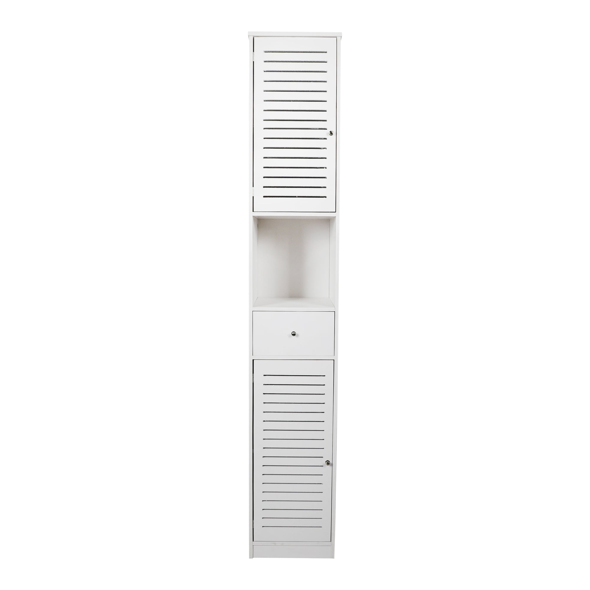 Tall Storage 6 Feet Vanity PVC Bathroom Cabinet For Bathroom & Toilet Essential By Miza
