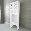 Practical Toilet Storage Shelf And Commode Cabinet With Free Soap Dish By Miza