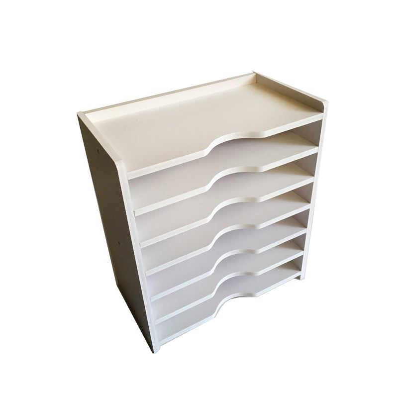 Best Office Filing Rack In PVC Board Rack With Free Soap Dish By Miza