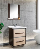 Highland Pine Varnishing Bathroom Vanity Cabinet With Mirror (Model - 2020 ) By TGK