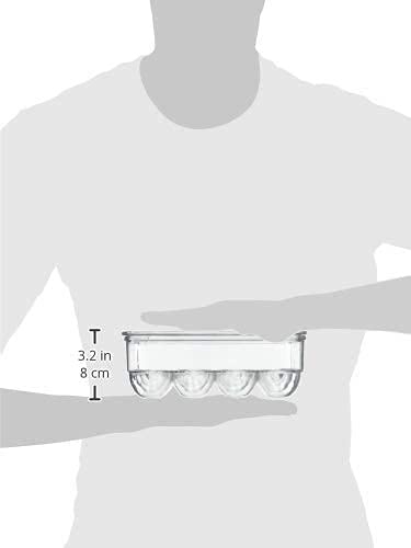 Egg Acrylic Storage Box/ Egg Trays For Refrigerator With Lid & Handles By AK