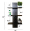 Wall Decor Living Room Multi Utility Vertical Shelfs By Miza