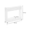 Space Saving Storage Organizer Slim Rack Shelf Trolley Rack Holder Storage Organizer For Kitchen, Bathroom (White) By AK