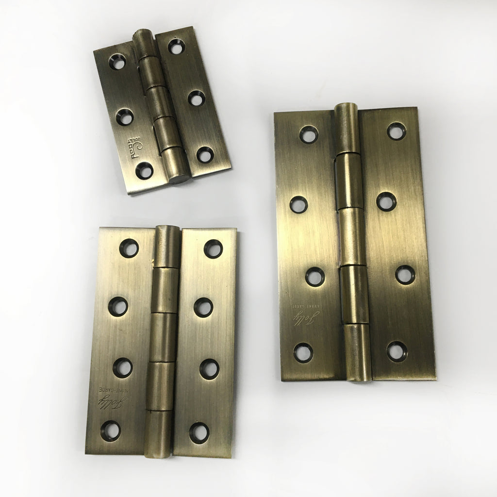 Antique Polish Brass Finish Hinges By DH