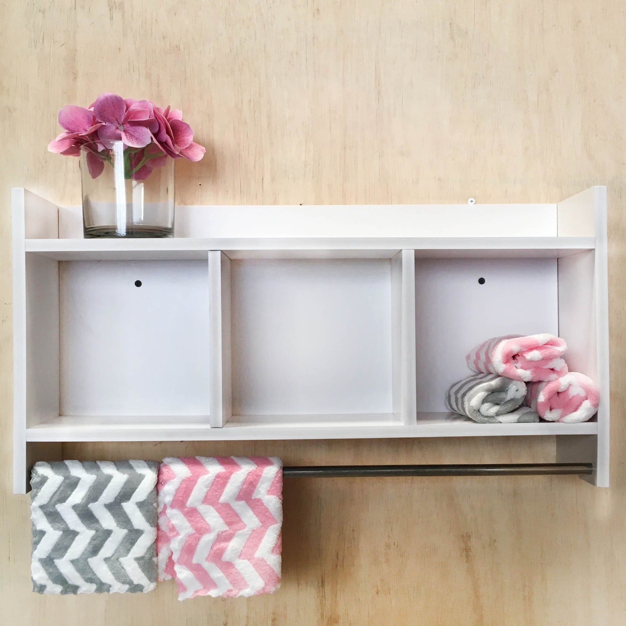 PVC Handmade Bathroom Towel Rack | Towel Holder By Miza