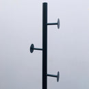 Nordic Style Tree Shaped Coat Stand With Wooden Base With 8 Hangers