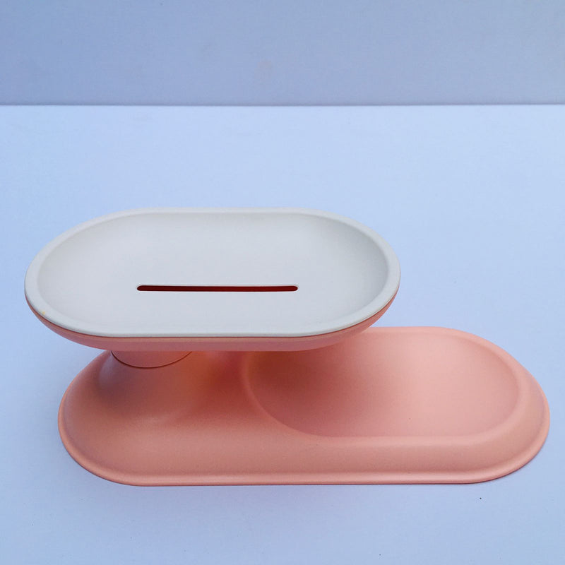 Portable Bathroom Soap Dishes Nordic Double-Layer Color Soap Holder