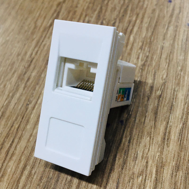 Havells Crabtree Athena RJ 45 Jack with Cat 6 (1M) - 1 Pc