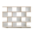 Book Shelf In Zig Zag Shape By Miza