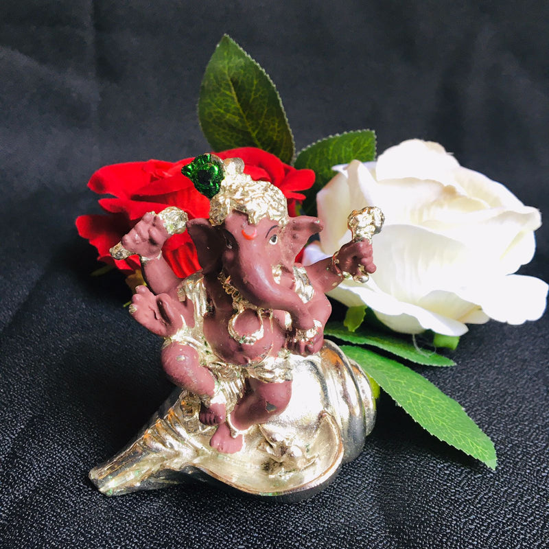 Silver Plated Mini Ganesha For Home Diwali Decor/Diwali Gifts