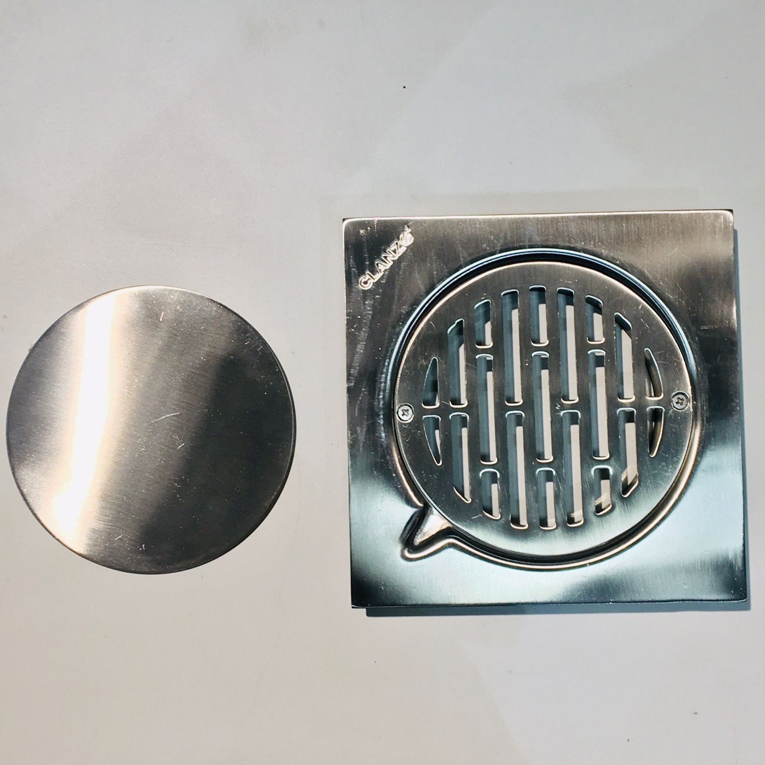 Nirali Alden Anti Cockroach Trap Floor Water Drain Jali Cover With Hole For Bathroom / Sink In SS 304
