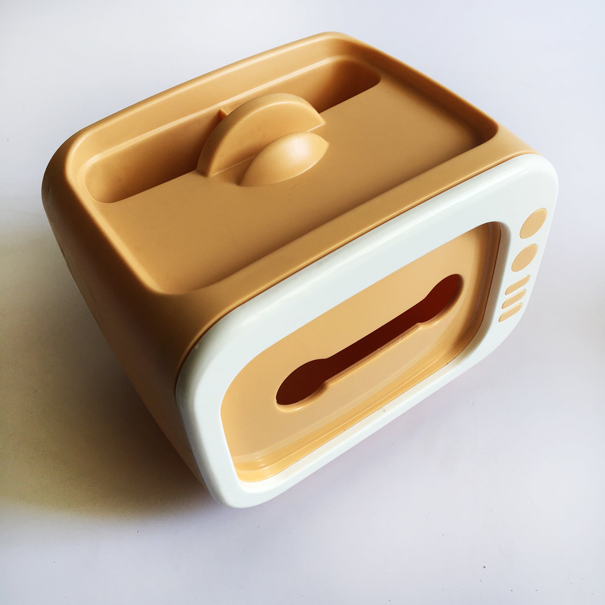 Retro TV Tissue Box Multiple Storage Container Desktop Paper Holder By CN