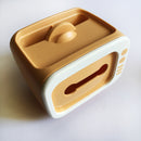 Retro TV Tissue Box Multiple Storage Container Desktop Paper Holder By CN