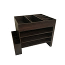 Polished Wooden Office Desk Supplies Organizer