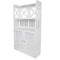 Toilet PVC Storage Bathroom 2 Feet Vanity Floor Standing Shelf Storage Cabinet By Miza
