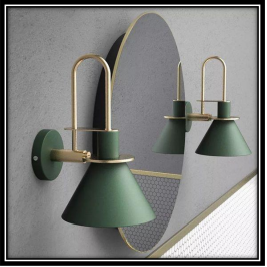 Trombone Shape Wall Light 1PC For Kitchen Dining Bedside Room Wall Lamp With Bulb