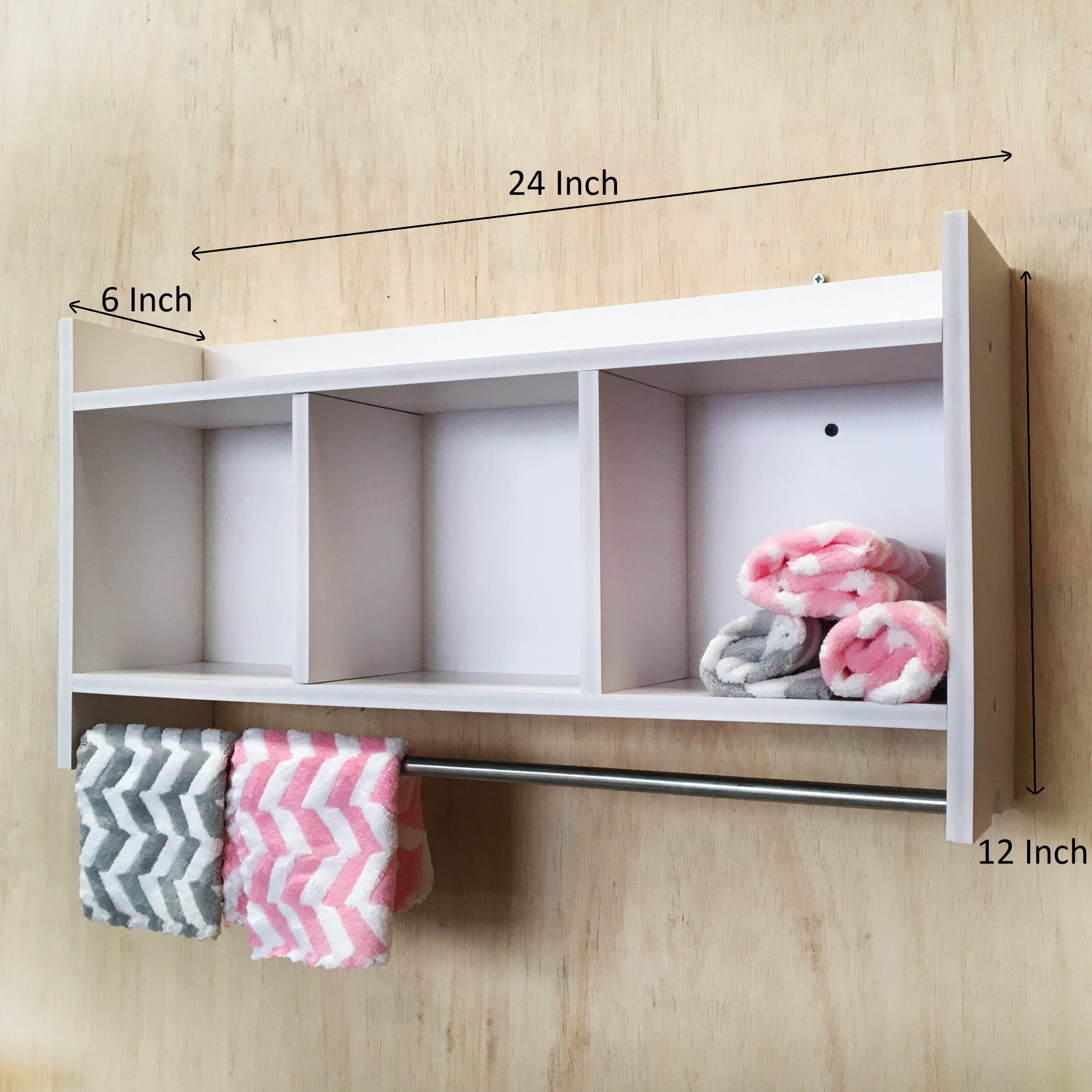 PVC Handmade Bathroom Towel Rack | Towel Holder By Miza