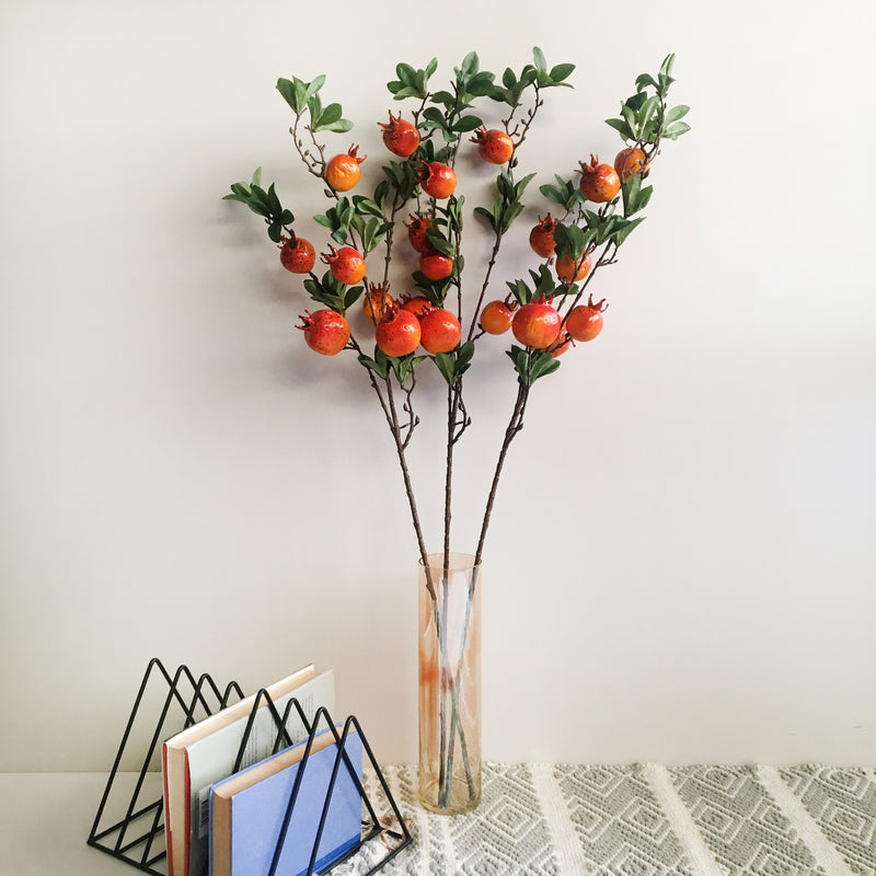 Artificial Pomegranate Fruit Bunch