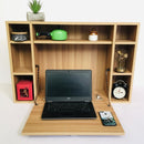Wall-Mounted Floating Table Laptop Home Office Desk With Drawer By Miza