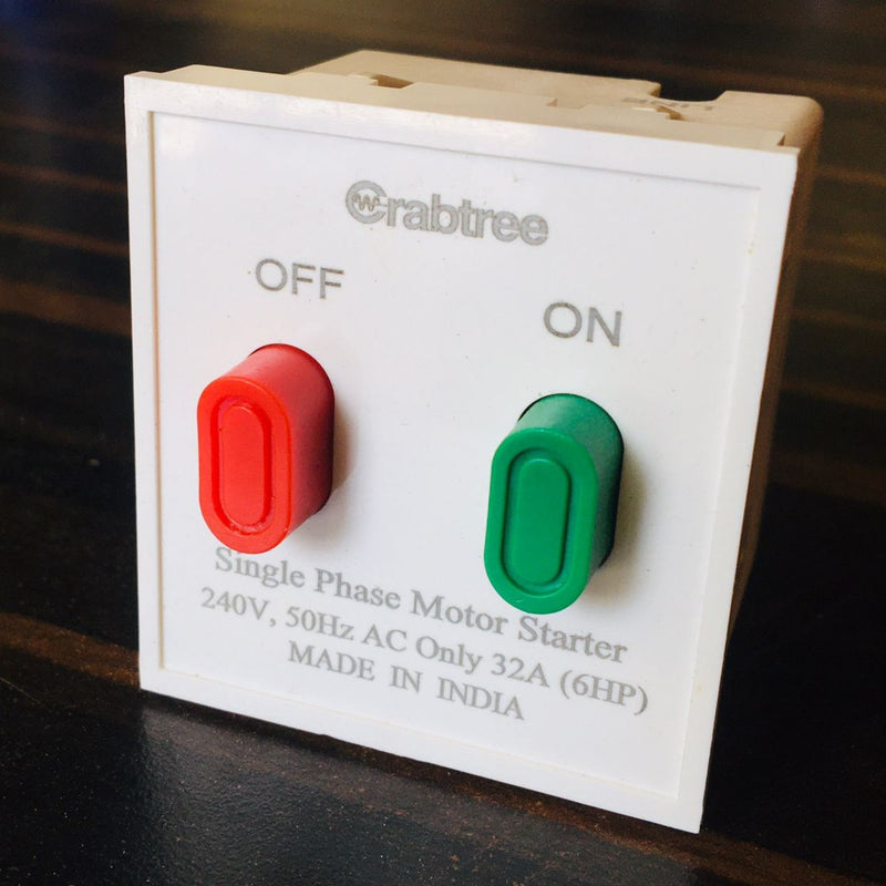 Havells Crabtree Athena Motor Starter Switch - 1 Pc