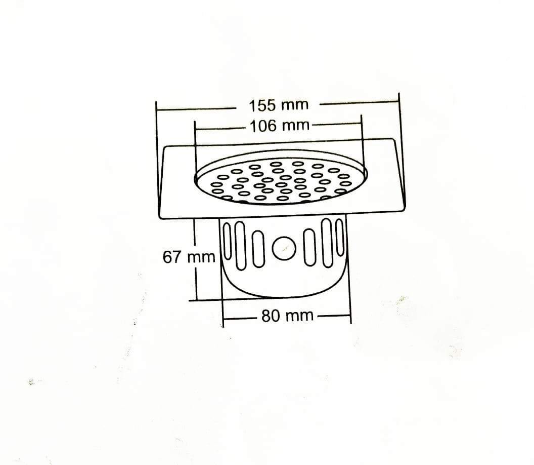 Nirali Arion Anti Cockroach 4 Piece Set Floor Drain Jali In Stainless Steel 304 Grade - peelOrange.com