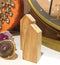 Wood Photo Stands/Place Card Holder/Little Wood House Desk Accessory Set Of 2 By Miza