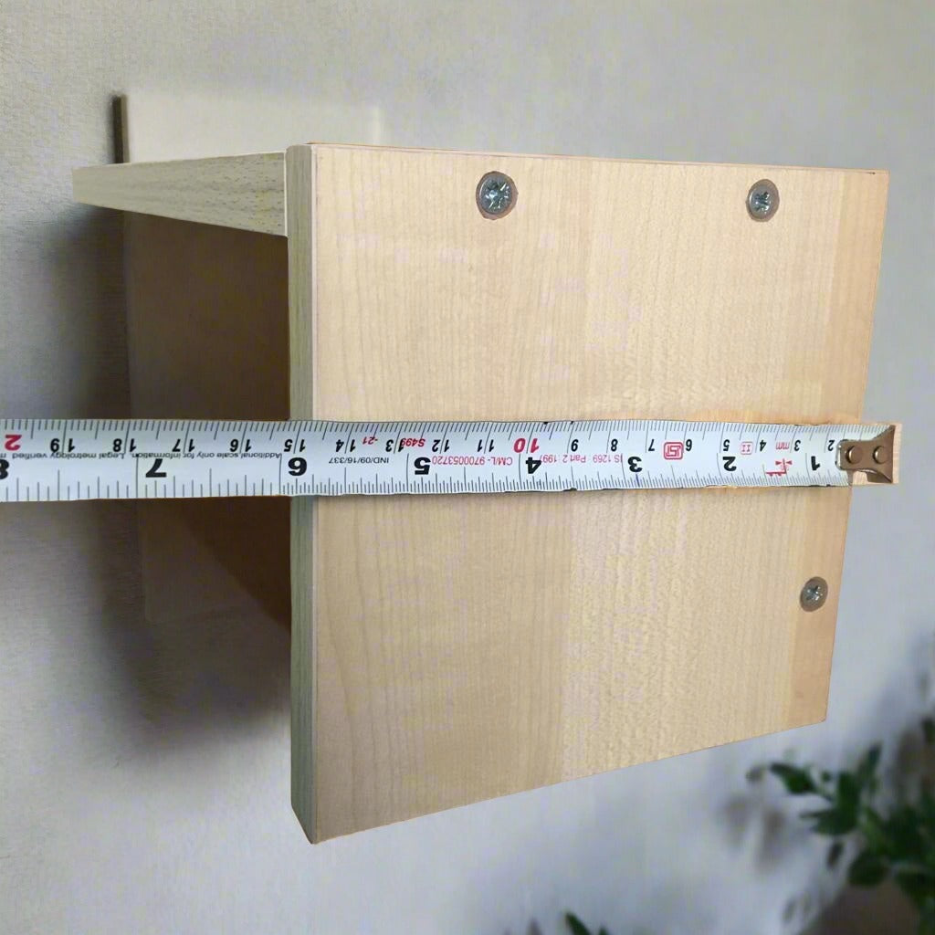 MDF Wall Mounted Key Hooks Shelf By Miza