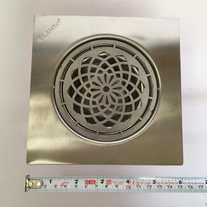 Nirali Elliot Anti Cockroach Designer Floor Drain In Stainless Steel 304 Grade