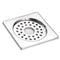 Nirali Elisa Floor Drain Glossy & Satin Finish Stainless Steel in 304 Grade - peelOrange.com
