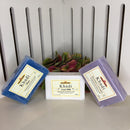 Khadi India ( Pack Of 3 & 10 ) Evergreen Mint/Rosemary Lavender/Goat Milk Soap