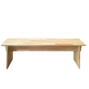 Modern Affordable Sitting Bench / Entry Low Console / Working Table ( With Complementary Coaster ) By  Miza