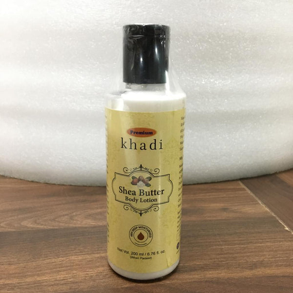 Khadi India Shea Butter Body Lotion/Moisturizer Liquid (210 ml)