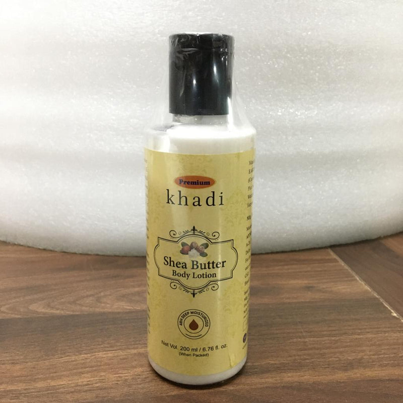 Khadi India Shea Butter Body Lotion/Moisturizer Liquid (210 ml)