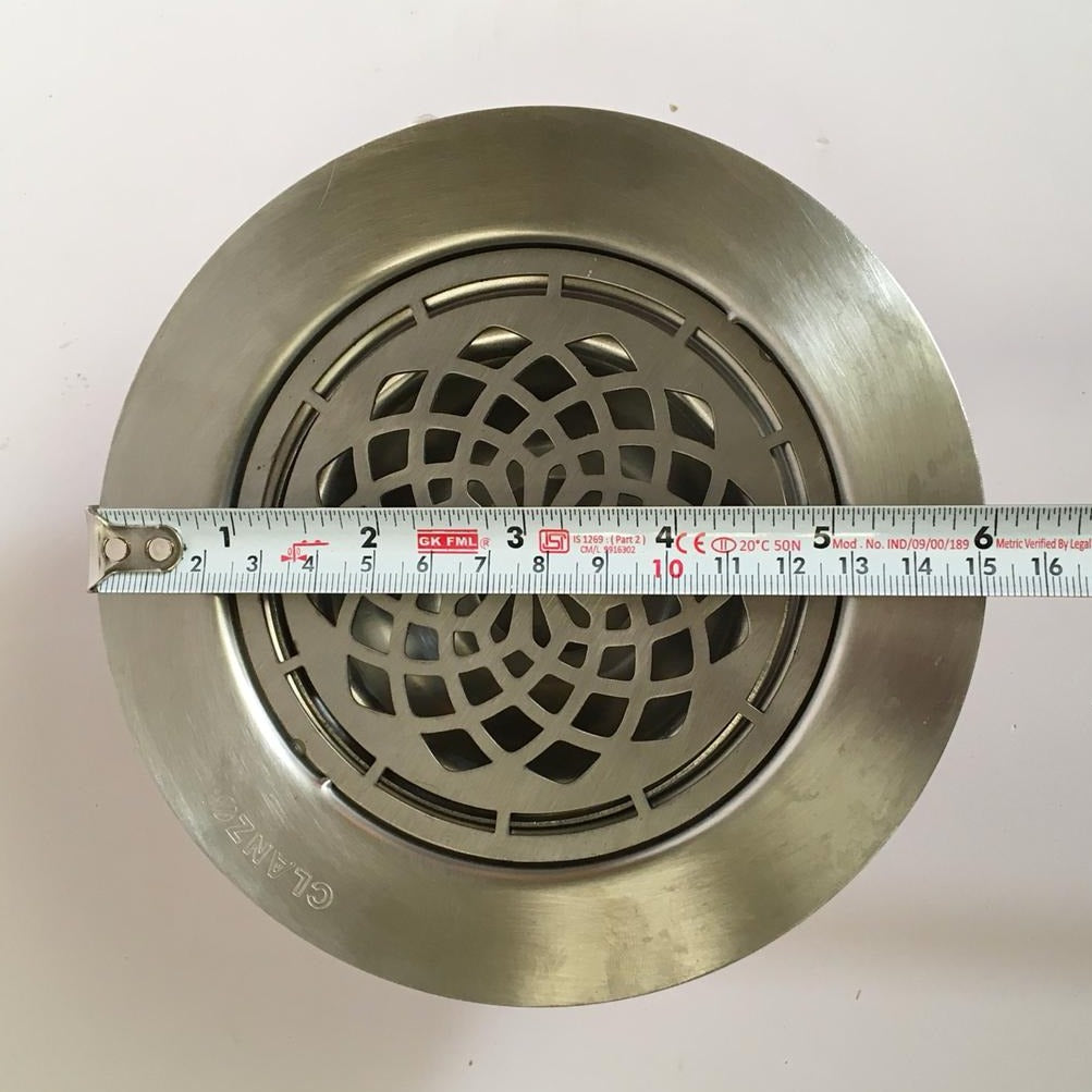 Nirali Nile Anti Cockroach Designer Floor Drain In Stainless Steel 304 Grade