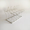 Star Shaped Decorative Metal Desktop Book File Magazine Holder 1pc By Fita
