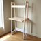 Ladder White Work From Home Study Table By Miza