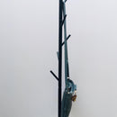 Nordic Style Tree Shaped Coat Stand With Wooden Base With 8 Hangers